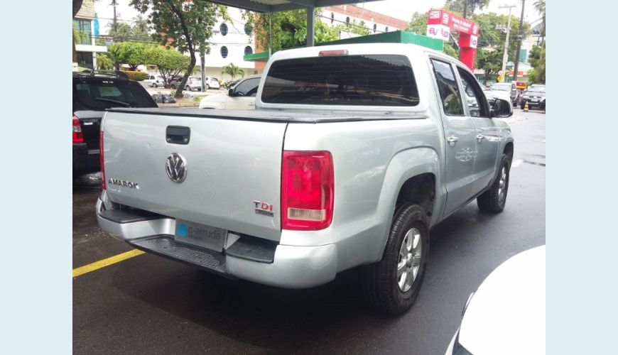 VOLKSWAGEN AMAROK 2.0 SE 4X4 CD 16V TURBO INTERCOOLER DIESEL 4P - PRATA - 2012 Foto 4 (Grande)