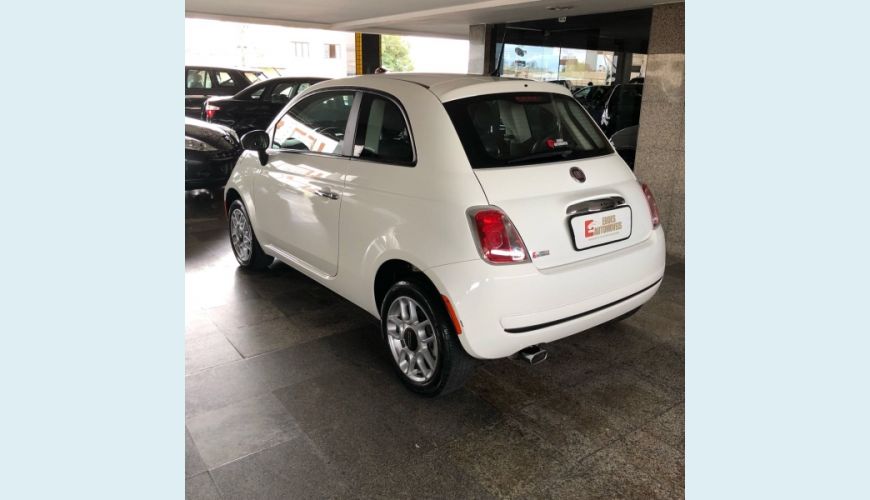 FIAT 500 1.4 CULT 8V FLEX 2P - BRANCO - 2014 Foto 4 (Grande)