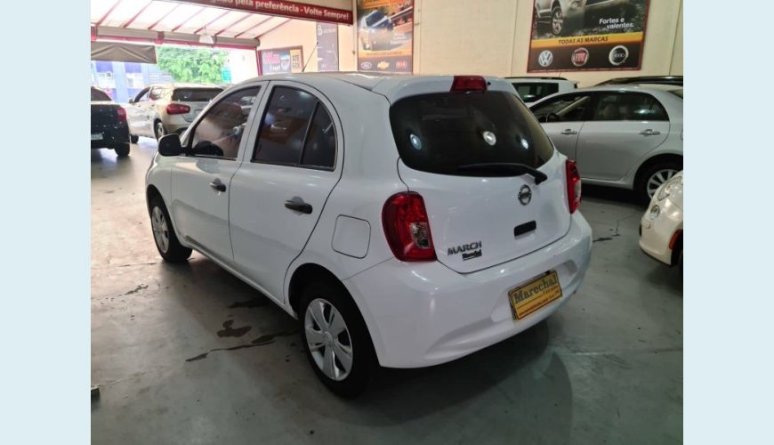 NISSAN MARCH 1.0 S 12V FLEX 4P - BRANCO - 2018 Foto 4 (Grande)