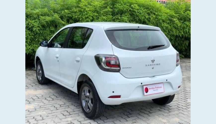 RENAULT SANDERO 1.0 12V SCE FLEX VIBE - BRANCO - 2017 Foto 4 (Grande)