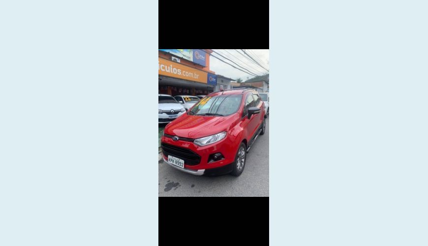 FORD ECOSPORT 1.6 FREESTYLE 16V FLEX 4P - VERMELHO - 2014 Foto 4 (Grande)