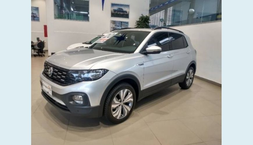 VOLKSWAGEN T-CROSS 1.0 200 TSI TOTAL FLEX COMFORTLINE AUT. - PRATA - 2020 Foto 4 (Grande)