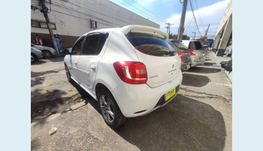 RENAULT SANDERO 1.6 16V SCE FLEX GT LINE - BRANCO - 2018 Foto 4 (Grande)