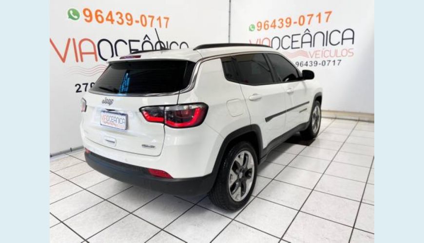 JEEP COMPASS 2.0 16V FLEX LONGITUDE AUT. - BRANCO - 2019 Foto 4 (Grande)