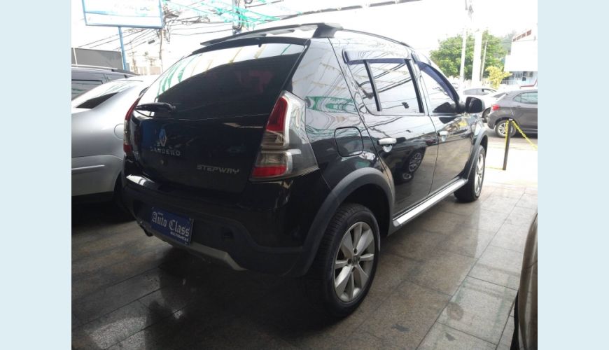 RENAULT SANDERO 1.6 STEPWAY 16V FLEX 4P AUT. - PRETO - 2013 Foto 4 (Grande)