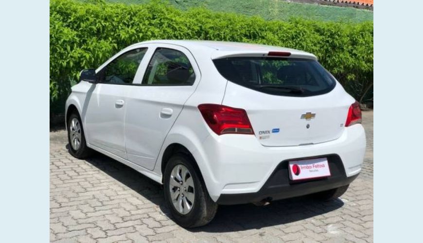 CHEVROLET ONIX 1.0 MPFI LT 8V FLEX 4P - BRANCO - 2018 Foto 4 (Grande)