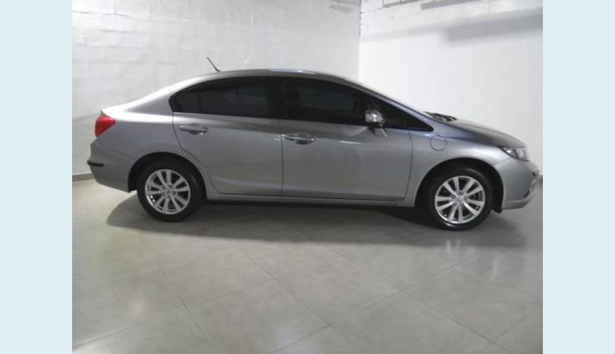 HONDA CIVIC 1.8 LXL 16V FLEX 4P AUT. - CINZA - 2013 Foto 4 (Grande)