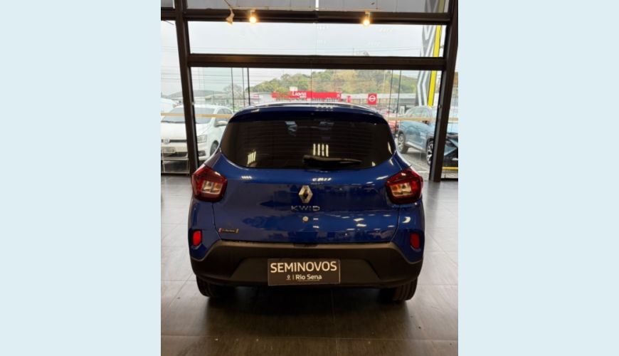 RENAULT KWID INTENSE 1.0 12V FLEX AUT. 5P - AZUL - 2024 Foto 4 (Grande)
