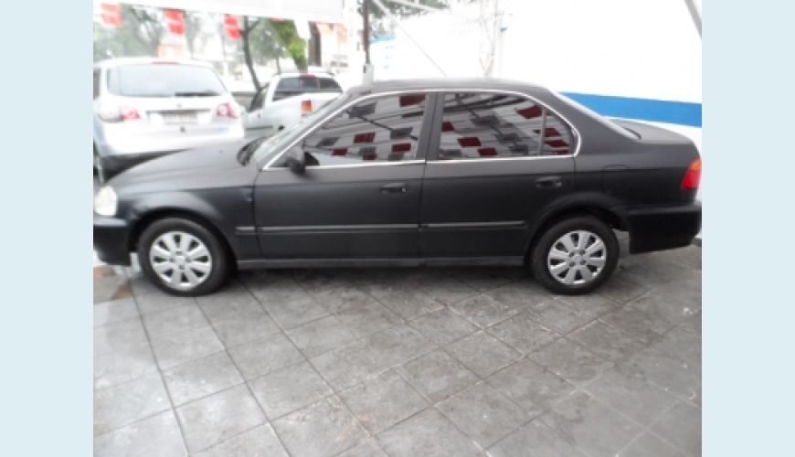 HONDA CIVIC SEDAN LX 1.6 16V AUT. 4P - PRETO - 1999 Foto 4 (Grande)
