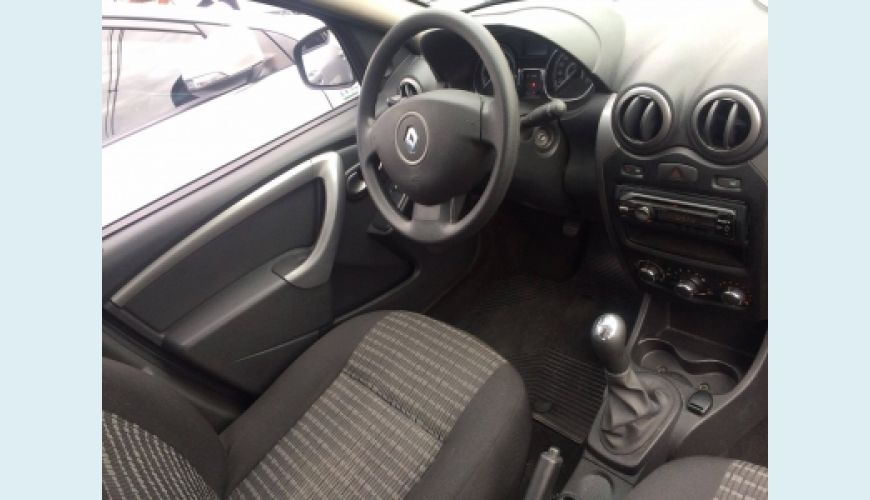 RENAULT SANDERO EXPRESSION HI-FLEX 1.0 16V 5P - CINZA - 2014 Foto 4 (Grande)
