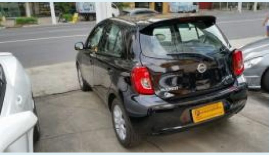 NISSAN MARCH 1.6 SV 16V FLEX 4P - PRETO - 2016 Foto 5 (Grande)