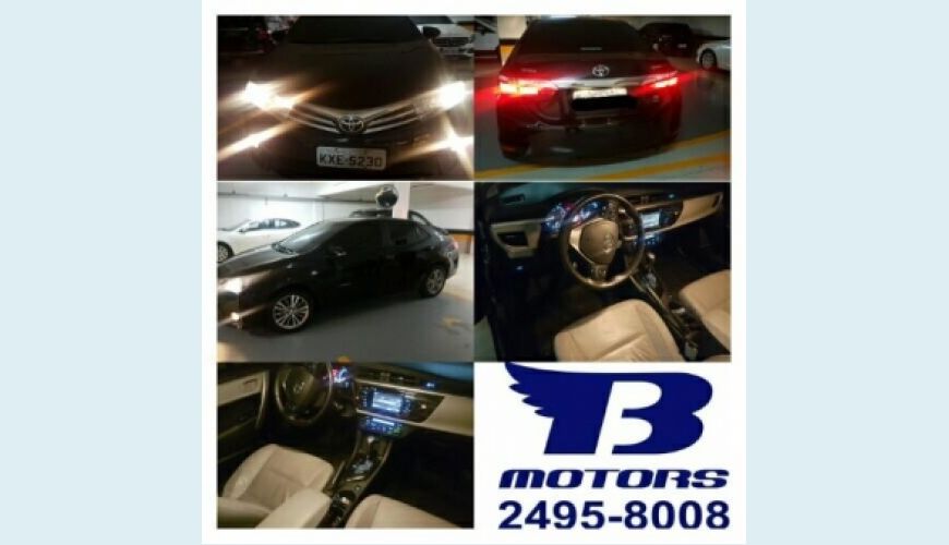 TOYOTA COROLLA 2.0 XEI 16V FLEX 4P AUT. - PRETO - 2015 Foto 5 (Grande)