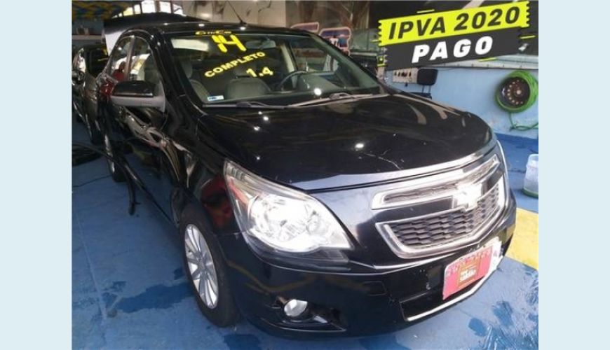 CHEVROLET COBALT 1.4 MPFI LTZ 8V FLEX 4P - PRETO - 2014 Foto 5 (Grande)