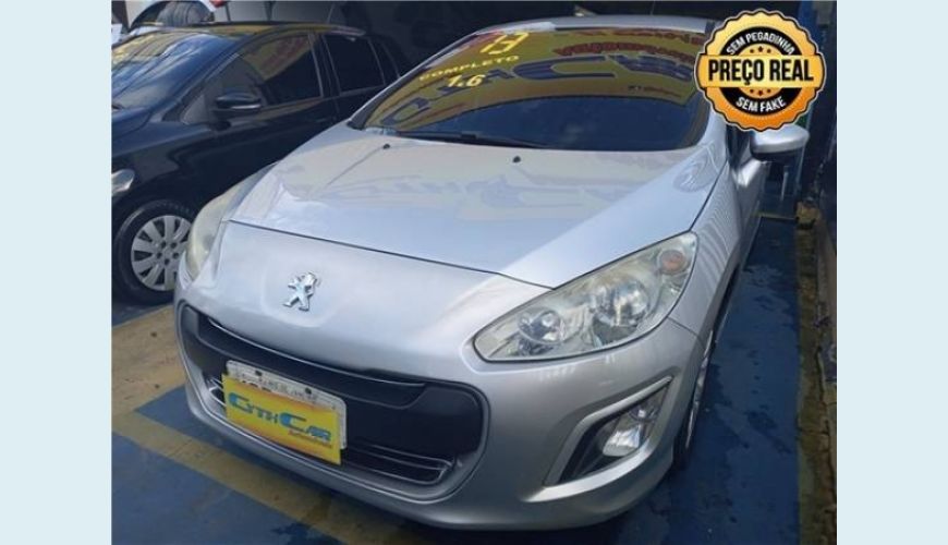 PEUGEOT 308 1.6 ALLURE 16V FLEX 4P - PRATA - 2013 Foto 5 (Grande)