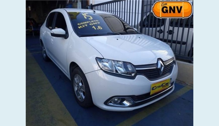 RENAULT LOGAN 1.6 DYNAMIQUE 8V FLEX 4P AUT. - BRANCO - 2015 Foto 5 (Grande)