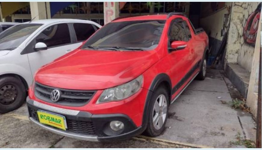 VOLKSWAGEN SAVEIRO 1.6 CROSS CE 8V FLEX 2P - VERMELHO - 2012 Foto 5 (Grande)