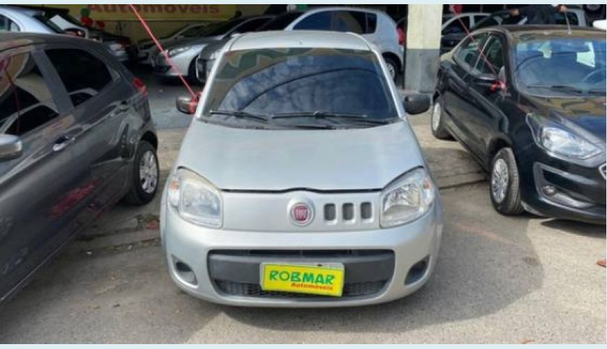 FIAT UNO 1.0 EVO VIVACE 8V FLEX 4P - PRATA - 2014 Foto 5 (Grande)