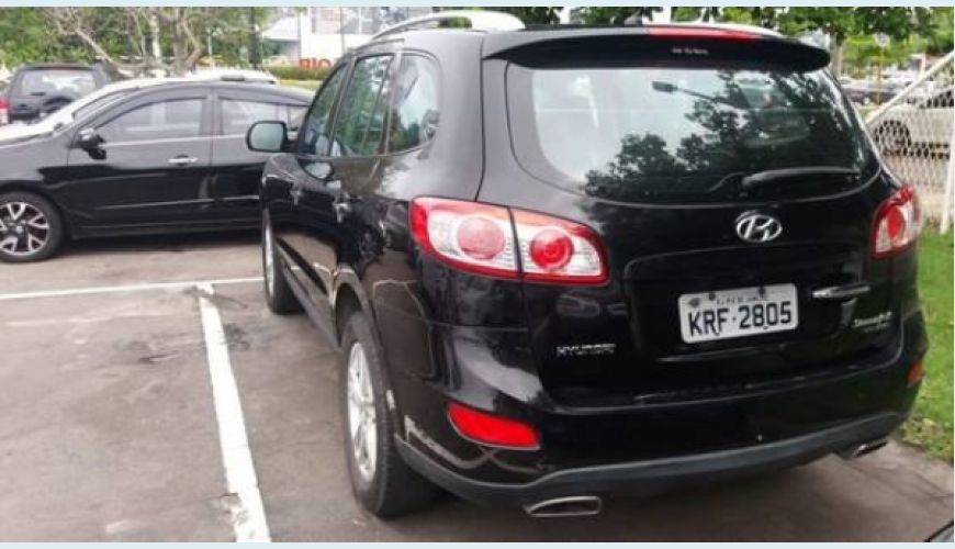 HYUNDAI SANTA FÉ 3.5 MPFI GLS 7 LUGARES V6 24V 285CV 4P AUT. - PRETO - 2011 Foto 5 (Grande)