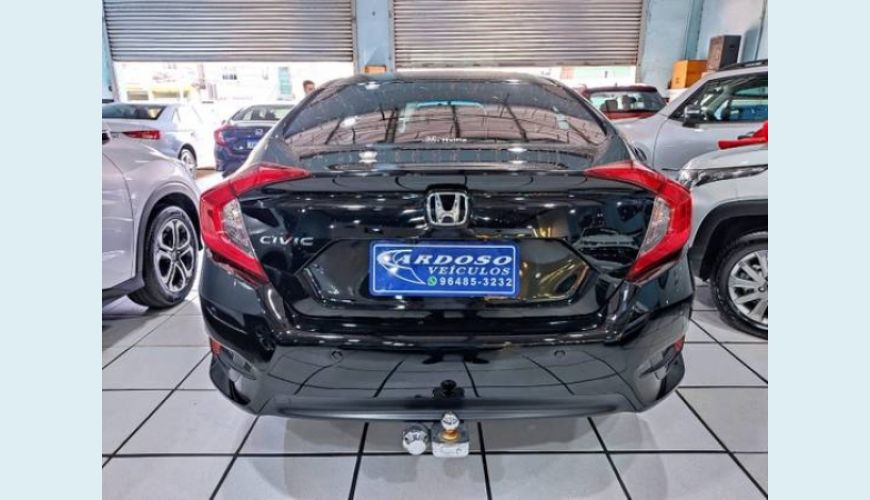HONDA CIVIC 2.0 16V FLEXONE EXL 4P CVT - PRETO - 2019 Foto 5 (Grande)