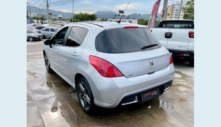 PEUGEOT 308 1.6 GRIFFE THP 16V 4P AUT. - PRATA - 2014 Foto 5 (Grande)