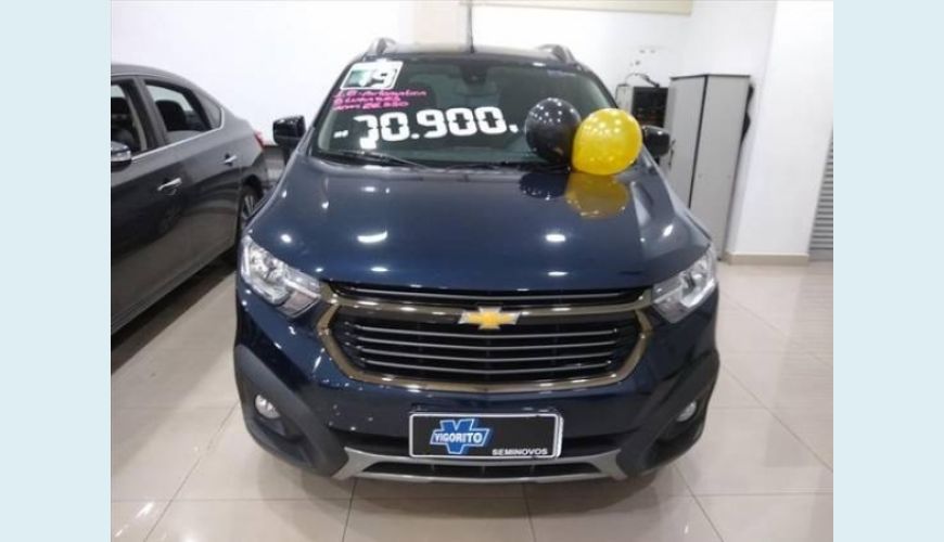 CHEVROLET SPIN 1.8 ACTIV 8V FLEX 4P AUT. - AZUL - 2019 Foto 5 (Grande)