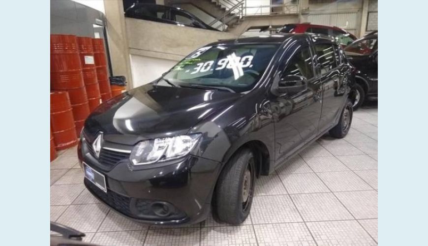 RENAULT SANDERO 1.6 EXPRESSION 8V FLEX 4P - PRETO - 2015 Foto 5 (Grande)