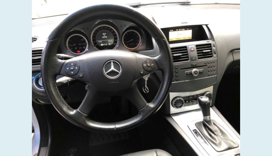 MERCEDES-BENZ C 200 K 1.8 AVANTGARDE KOMPRESSOR 4P AUT. - PRATA - 2010 Foto 5 (Grande)