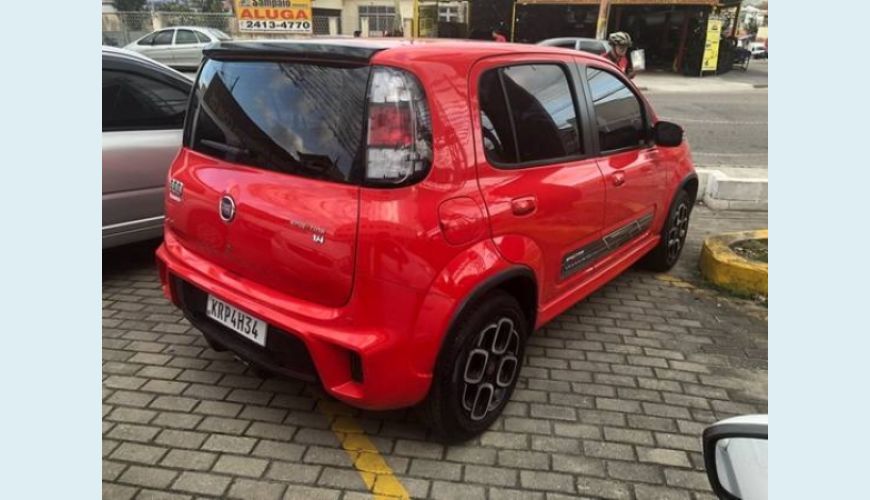 FIAT UNO 1.4 EVO SPORTING 8V FLEX 4P AUT. - VERMELHO - 2016 Foto 5 (Grande)