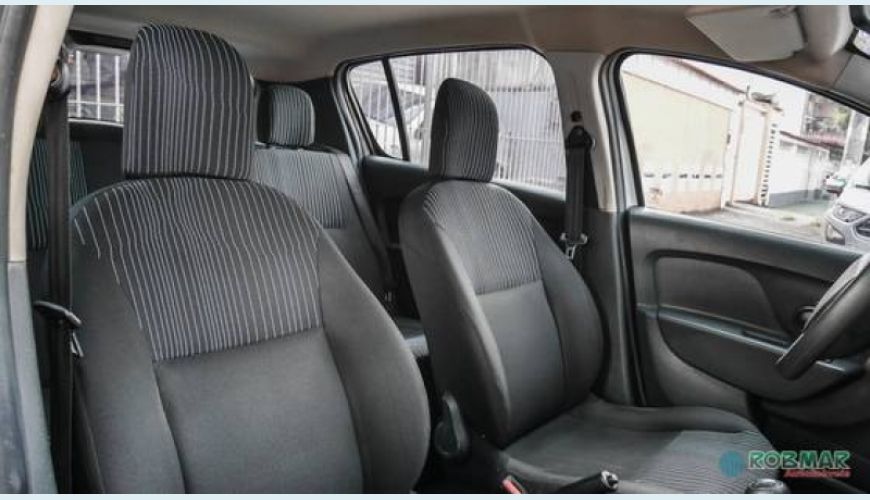 RENAULT SANDERO 1.0 AUTHENTIQUE 16V FLEX 4P - BRANCO - 2016 Foto 5 (Grande)