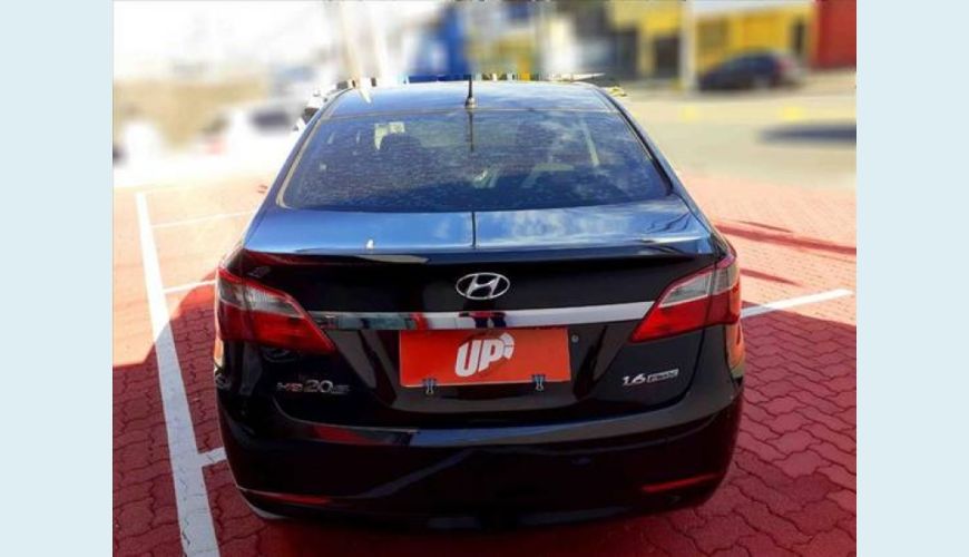 HYUNDAI HB 20S 1.0 COMFORT PLUS 12V FLEX 4P - PRETO - 2014 Foto 5 (Grande)