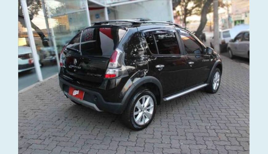 RENAULT SANDERO 1.6 STEPWAY 16V FLEX 4P - PRETO - 2012 Foto 5 (Grande)