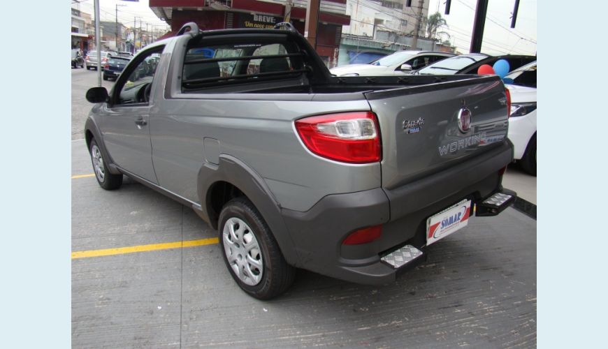 FIAT STRADA 1.4 MPI WORKING CE 8V FLEX 2P - CINZA - 2014 Foto 5 (Grande)