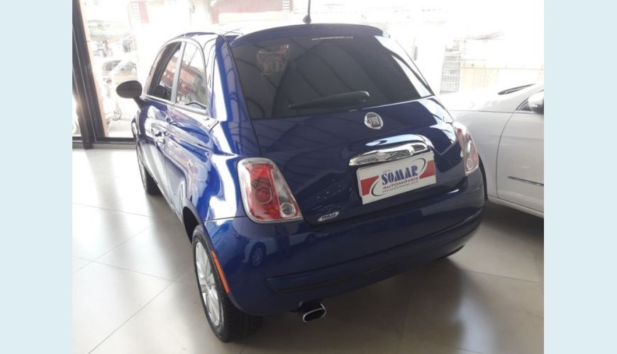 FIAT 500 1.4 CULT 8V FLEX 2P - AZUL - 2012 Foto 5 (Grande)