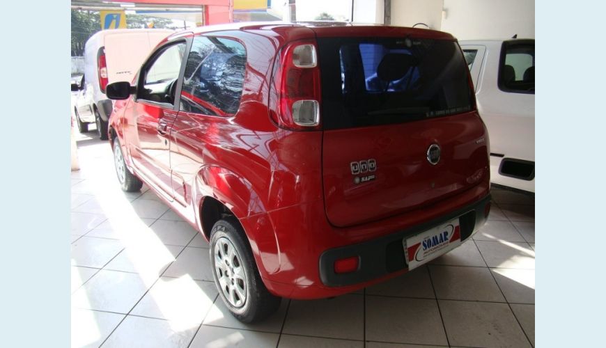 FIAT UNO 1.0 EVO VIVACE 8V FLEX 2P - VERMELHO - 2012 Foto 5 (Grande)
