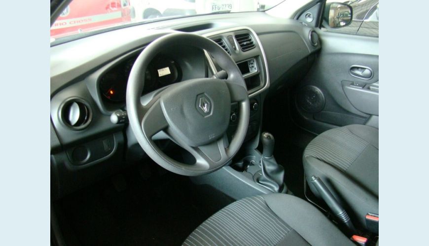 RENAULT LOGAN 1.4 MPI ATTRACTIVE WEEKEND 8V FLEX 4P - BRANCO - 2016 Foto 5 (Grande)