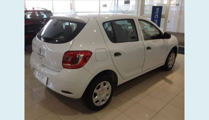 RENAULT SANDERO 1.0 AUTHENTIQUE 16V FLEX 4P - BRANCO - 2016 Foto 5 (Grande)