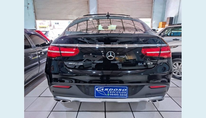 MERCEDES-BENZ GLE 43 AMG 3.0 V6 COUPÉ 4MATIC 9G-TRONIC - PRETO - 2018 Foto 5 (Grande)