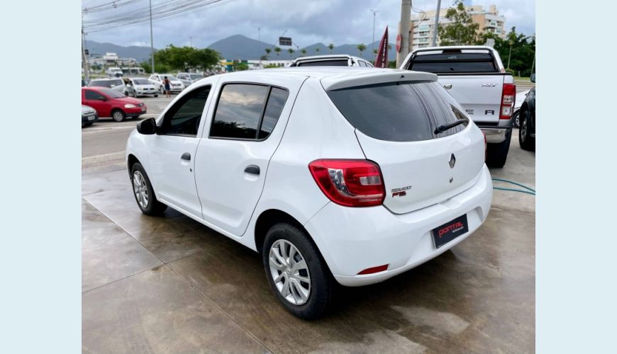 RENAULT SANDERO 1.0 12V SCE FLEX AUTHENTIQUE - BRANCO - 2020 Foto 5 (Grande)