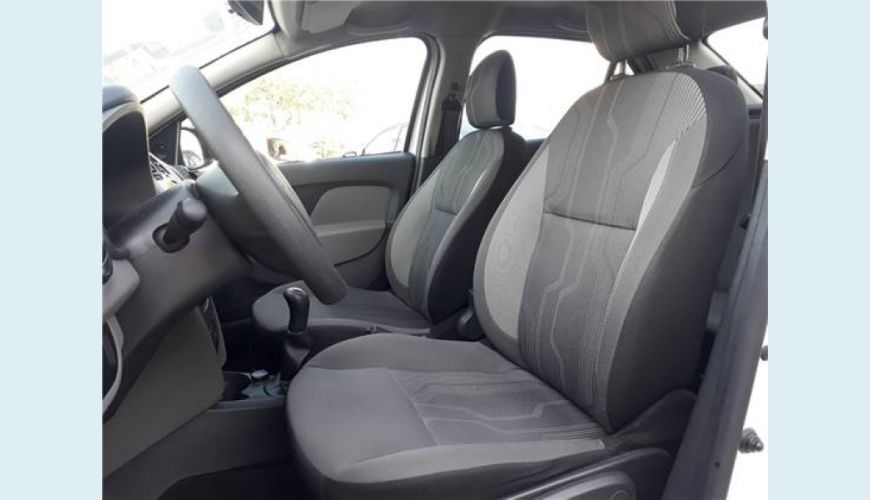 RENAULT LOGAN 1.0 EXPRESSION 16V FLEX 4P - BRANCO - 2015 Foto 5 (Grande)
