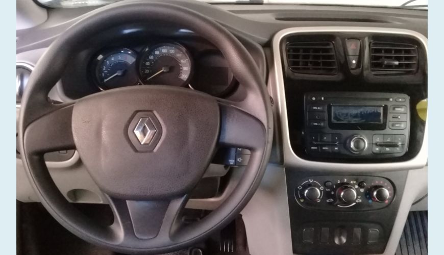 RENAULT LOGAN 1.0 EXPRESSION 16V FLEX 4P - PRATA - 2016 Foto 5 (Grande)