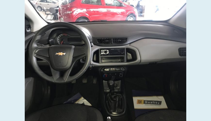CHEVROLET ONIX 1.0 MPFI JOY 8V FLEX 4P - CINZA - 2017 Foto 5 (Grande)