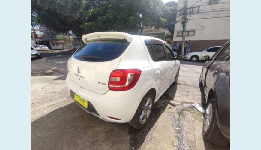 RENAULT SANDERO 1.6 16V SCE FLEX GT LINE - BRANCO - 2018 Foto 5 (Grande)