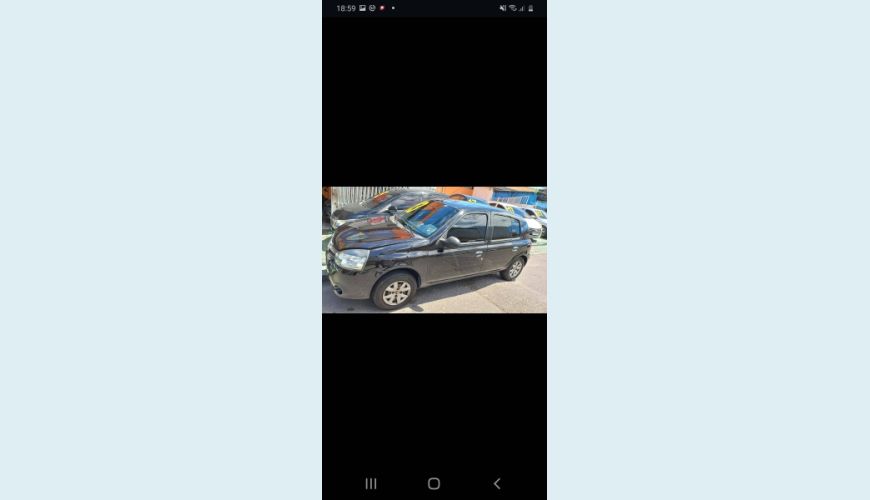 RENAULT CLIO 1.0 AUTHENTIQUE 16V FLEX 4P - PRETO - 2013 Foto 5 (Grande)