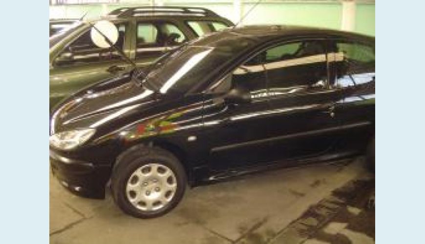 PEUGEOT 206 1.0 SELECTION 16V 4P - PRETO - 2004 Foto 5 (Grande)
