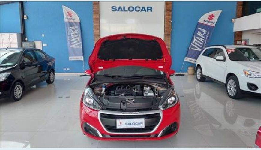 PEUGEOT 208 1.2 ACTIVE 12V FLEX 4P - VERMELHO - 2018 Foto 5 (Grande)