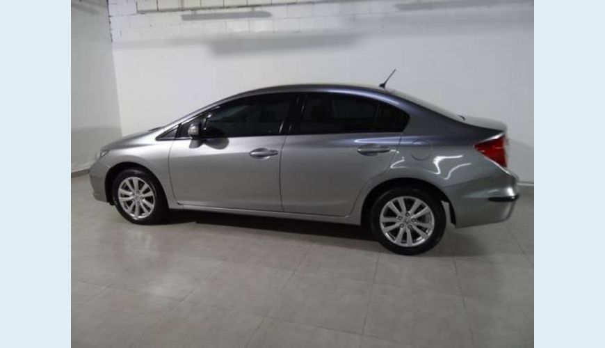 HONDA CIVIC 1.8 LXL 16V FLEX 4P AUT. - CINZA - 2013 Foto 5 (Grande)