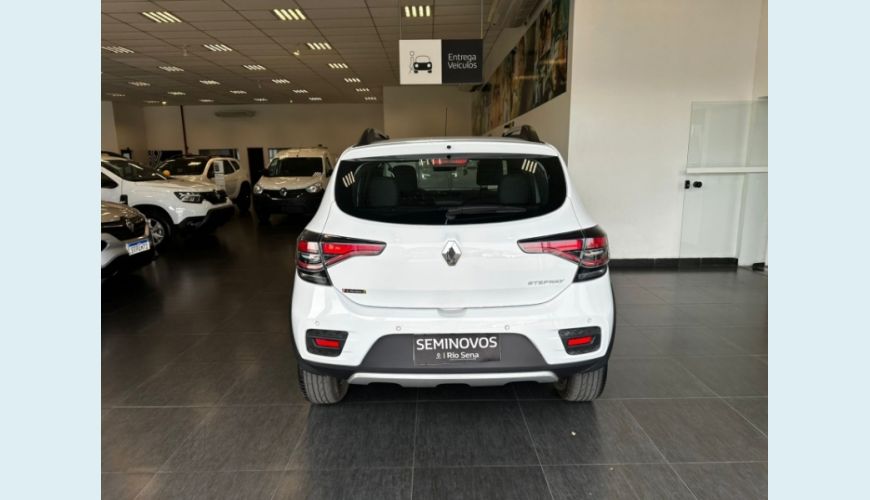 RENAULT STEPWAY 1.6 16V SCE FLEX ICONIC X-TRONIC - BRANCO - 2024 Foto 5 (Grande)