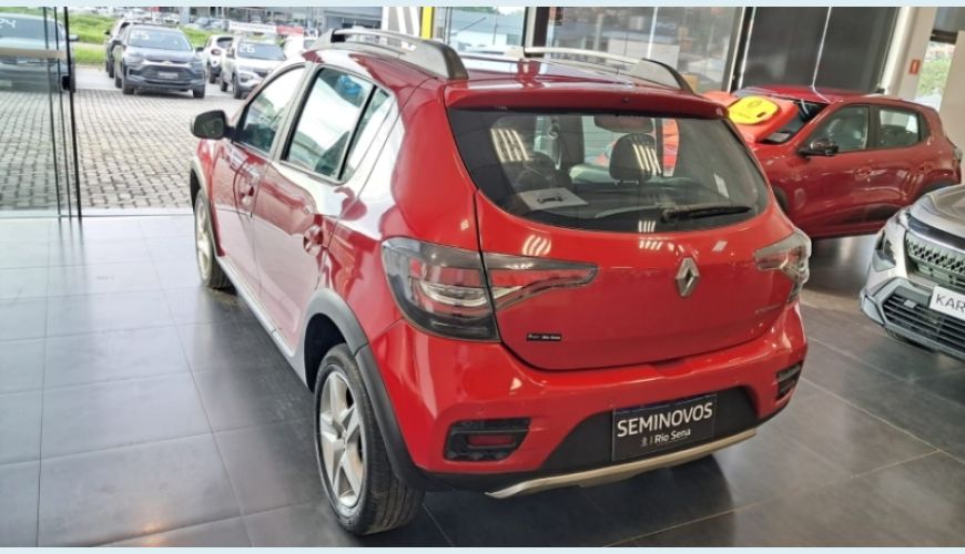 RENAULT SANDERO STEPWAY 1.6 16V SCE FLEX ZEN MANUAL - VERMELHO - 2022 Foto 5 (Grande)