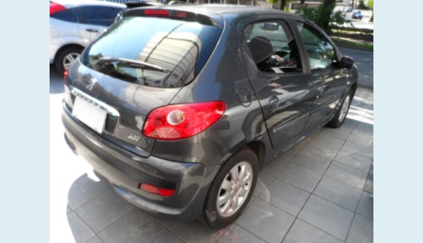 PEUGEOT 207 XR SPORT 1.4 FLEX 8V 5P - CINZA - 2010 Foto 5 (Grande)