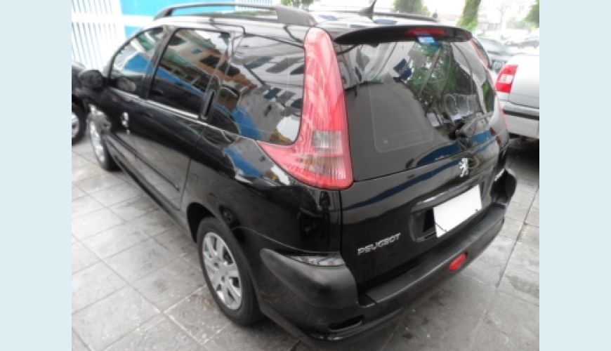 PEUGEOT 206 SW PRESENCE 1.4/ 1.4 FLEX 8V 5P - PRETO - 2005 Foto 5 (Grande)